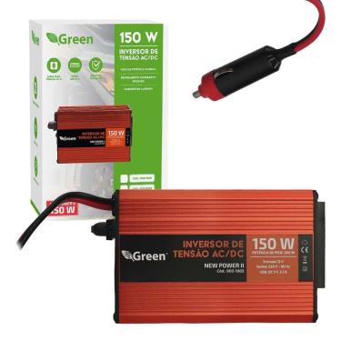 Imagem de Inversor Tensão Corrente Veicular 12V 150W Usb 5V 2.1A 220V