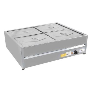 Imagem de Buffet de Mesa Térmico Banho-Maria Self-Service 4 Cubas Ibet, 220V