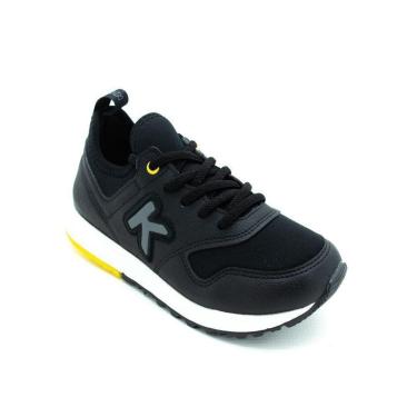 Imagem de Tênis Menino Klin Walk 178129000 - Preto-Masculino