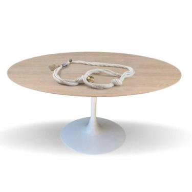 Imagem de Mesa De Jantar Tulipa Saarinen Redonda 110cm Tampo Cor Jade - Modelar 