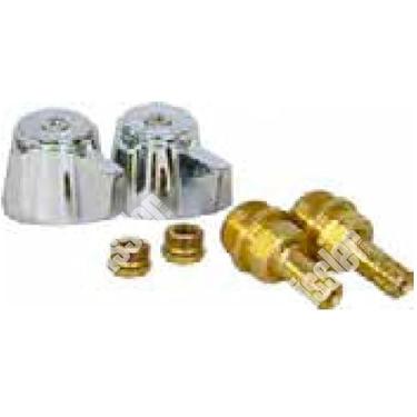 Imagem de Kit de reposição Kissler AB50-5510 para reconstrução de lavatório Sterling, acabamento cromado polido - Inclui alças, assentos, anéis de vedação ou juntas e hastes