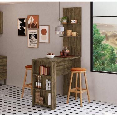 Imagem de Bancada Luna com Painel Greta para Cozinha Itaúba