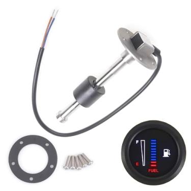 Imagem de ZHSYMX Unidade De Envio Combustível E Kit Medidor Para Barco Sensor Nível Água 240-33Ohms 7" (175Mm) Gás Aço Inoxidável Barco, Carro, Caminhão Veículo