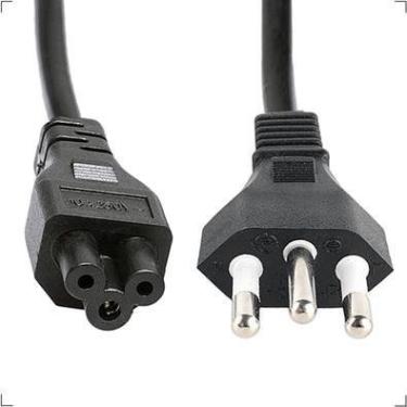 Imagem de Cabo de Força Win Cabos, Tipo Mickey, Para Notebook, 1.20M