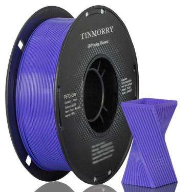Imagem de Filamento para impressora 3D TINMORRY PETG 1,75 mm 1 kg Vinca Blue