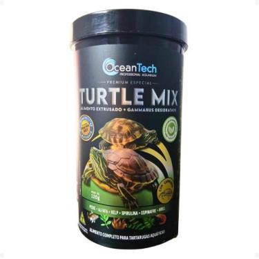 Imagem de Ocean Tech Turtle Mix 120g Alimento Tartarugas Aquáticas