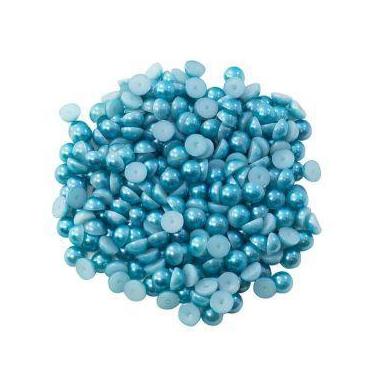 Imagem de Meia Pérola abs 6/8/10mm - Azul Turquesa - 250gr MM Biju - MM Biju Avi