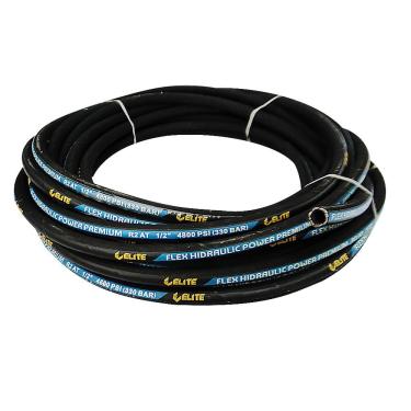 Imagem de Mangueira Hidráulica R2 At  2 Trama Aço 1/4 Elite   30 Metros