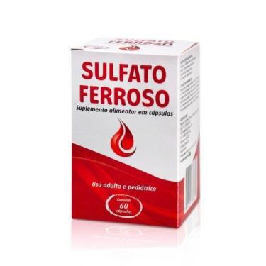 Imagem de Sulfato Ferroso Suplemento Alimentar em Cápsulas (60 Caps) - NTS