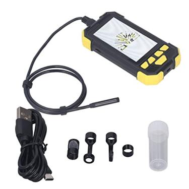 Imagem de Endoscópio de tela 4.3in Câmera de inspeção de 8 mm lente HD Borescópio portátil digital para reparo automático industrial de tubos (2m)