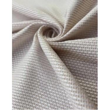 Imagem de Tecido Decorativo Jacquard Premium Rattan Cru Natural 1 Metro