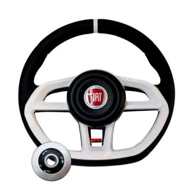 Imagem de Volante Fiat Fiorino Siena Strada Stilo Palio 1996 Até 2013 - Compatív