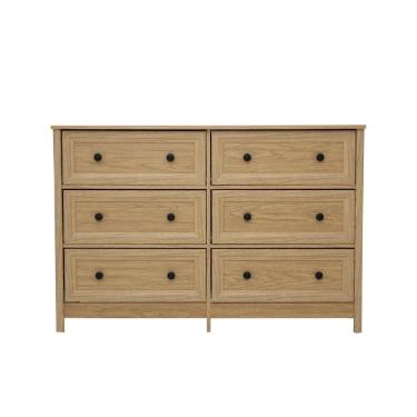 Imagem de Cômoda 6 Gavetas Ditália Dm-217 Carvalho