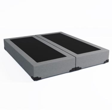Imagem de Base para Cama Box Queen Joe Linho (36x158x198) Cinza