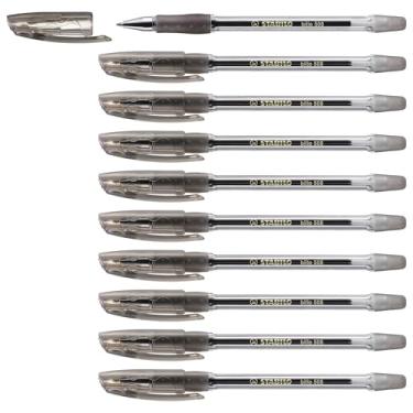 Imagem de Caneta Esferográfica – STABILO Bille 508 – Caixa com 10 unidades – Preto