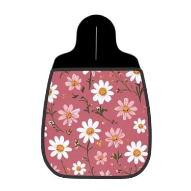 Imagem de Lixeira De Carro Organizador Lixinhocar Arte Campo Flores Rosê