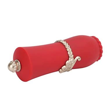 Imagem de AYNEFY Caso Agulha de Agulha Batom Almofada Com 5 Bordadas Fofas de de Costura Diy Acessório de Artesanato Requintado Belo Design Retrátil Portátil Doméstica Portátil (Vermelho)