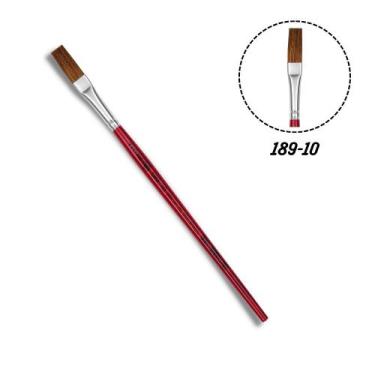 Imagem de Pincel Chato Reto 189-10 Pêlo de Boi Tigre