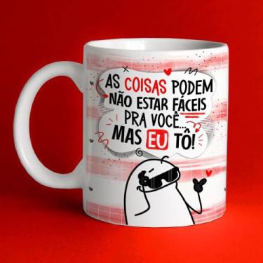 Imagem de Caneca Xícara Dia Dos Namorados Flork Tô Fácil Pra Você Casal Love Pre