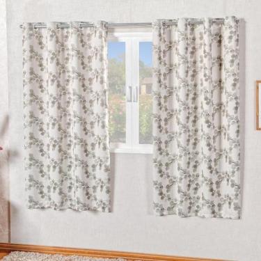 Imagem de Cortina Grace Blackout 2M Para Varão Simples - Valle Enxovais, Cáqui