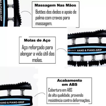 Imagem de Exercitador De Mãos E Dedos Hand Grip - SUPERMEDY