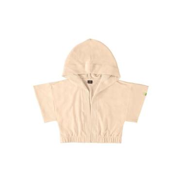 Imagem de Kimono Oversize Básico Infantil Gloss, Amarelo, 4