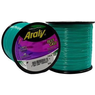 Imagem de Linha de Pesca ARATY BEST CAST 100G 1/4 LB, 0,40mm, Verde