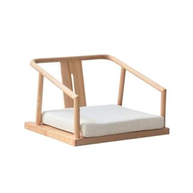 Imagem de Cadeira de chão portátil, assentos de janela de baía sem pernas cadeira de praia cadeira de praia cadeira de encosto de chão preguiçoso cadeira lounge cadeira de tatami cadeira de sala de chá banqueta