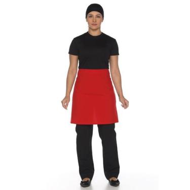 Imagem de Avental cintura oxford vermelho av-17 - R&S