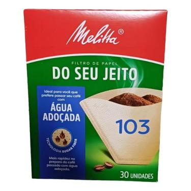 Imagem de Kit c/ 4 Filtro De Papel Cafe Melitta 103