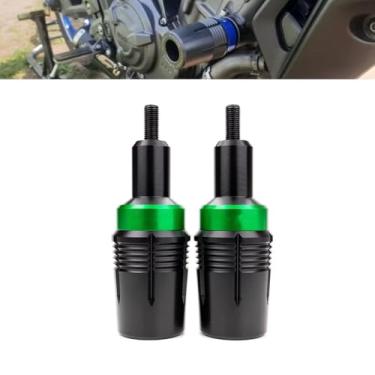 Imagem de Acessórios de motocicleta Sliders de quadro protetor de colisão protetor de motor almofada de proteção contra quedas competitivo com Z900 Z900RS Z900SE Z 900 RS SE 2017-2025 2021 2022 2023 2024 (verde