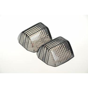 Imagem de TOPZONE Compatível com Kawasaki GPZ600R/GPX750R/GPZ900R/GPZ1100/ZX1100/Z1000; Lente de pisca-pisca frontal/traseira (lente difusa)