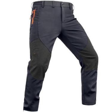 Imagem de Calças de neve ROAMIST com isolamento impermeável para homens, cinza