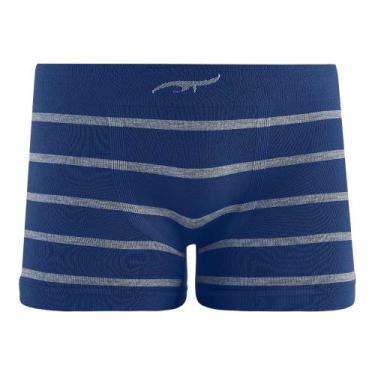 Imagem de Cueca Boxer Infantil sem Costura Cobalto Zee Rucci, P