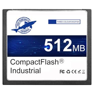 Imagem de Dogfish Cartão de memória compacto Flash 512MB Industrial CF Tipo I FAT16 para equipamentos industriais e câmeras digitais vintage