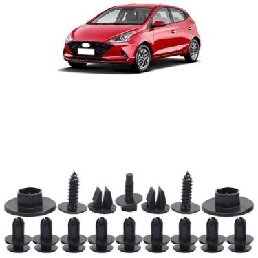 Imagem de Kit Grampo Parabarro Dianteiro HB20 2020 2021 2022 2023 16 Peças - Aut