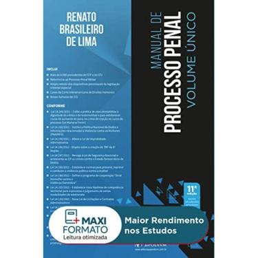 Imagem de Manual de processo penal ( Renato Brasileiro de Lima )