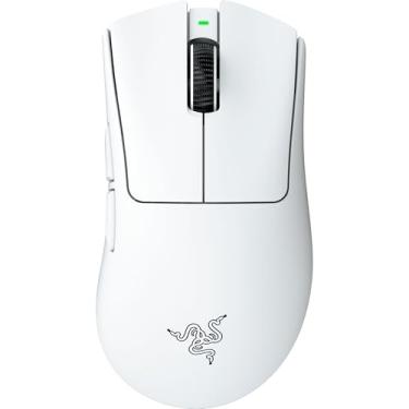 Imagem de Razer DeathAdder V4 Pro Rato para desportos, ergonómico sem fios e ultraleve, 57 g, 2,4 GHz Hyperspeed - Focus Pro 45 K Sensor, 8 K Hz Polling, interruptores óticos Gen-4 - PC/Mac | branco