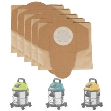 Imagem de Sacos de pó de filtro de vácuo de loja de substituição, sacos de coleta de alta eficiência adequados para Yowmoft 4 galões sem fio aspirador de pó (pacote com 5)