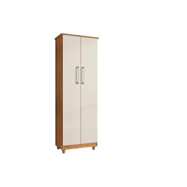 Imagem de Armario Multiuso Espaçoso Off White Para Lavanderia C/ 2 Portas Nn