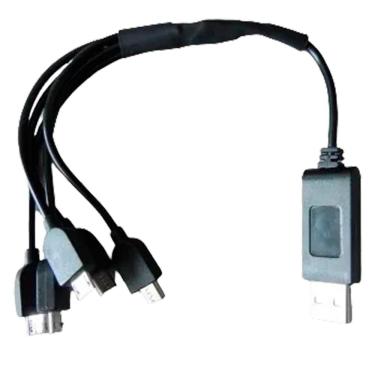 Imagem de Cabo Multi Carregador V8 5 Saídas Micro Usb