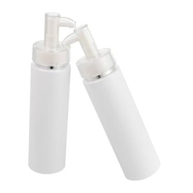 Imagem de Frasco de loção de plástico para shampoo, 2 peças, dispensador portátil, bomba de sabão para as mãos, recipientes para líquidos, frascos de creme de viagem, shampoo, condicionador, dispensador de lava