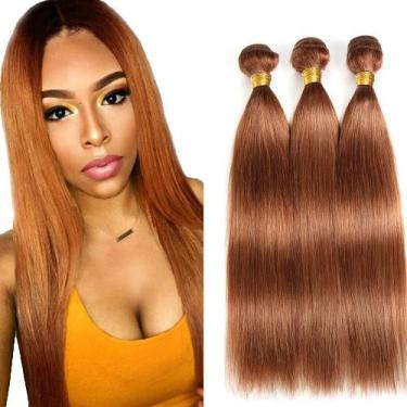 Imagem de Pacotes de cabelo DiexRlamx Brazilian Virgin Remy Straight 45-55cm