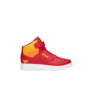 Imagem de Fila Tênis masculino A-High Fade, Fila Vermelho/limão/laranja vibrante, 41