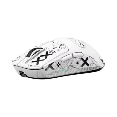 Imagem de Mouse Gamer Sem Fio Ultra Leve 49g 26000dpi 650IPS Attack Shark X3 Par