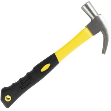 Imagem de Martelo De Unha Com Cabo De Fibra De Vidro Emborrachado 23mm - 8yw - Eda