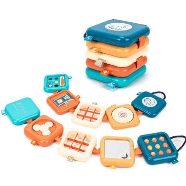 Imagem de Brinquedo de viagem Montessori Busy Board edusense para crianças de 1 