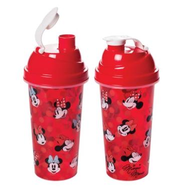 Imagem de Plasútil Shakeira com Tampa Rosca e Misturador Minnie 580 ml