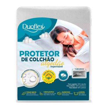 Imagem de Capa Protetor De Colchão King Duoflex Malha Impermeável