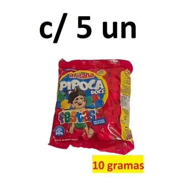 Imagem de Fardo De Mini Pipoca Doce Com 5 Unidades De 10Gr Aritana